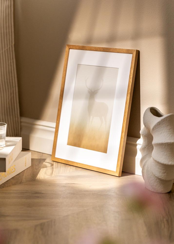 Cadre Tulipa Verre acrylique Chêne massif 42x59,4 cm (A2)