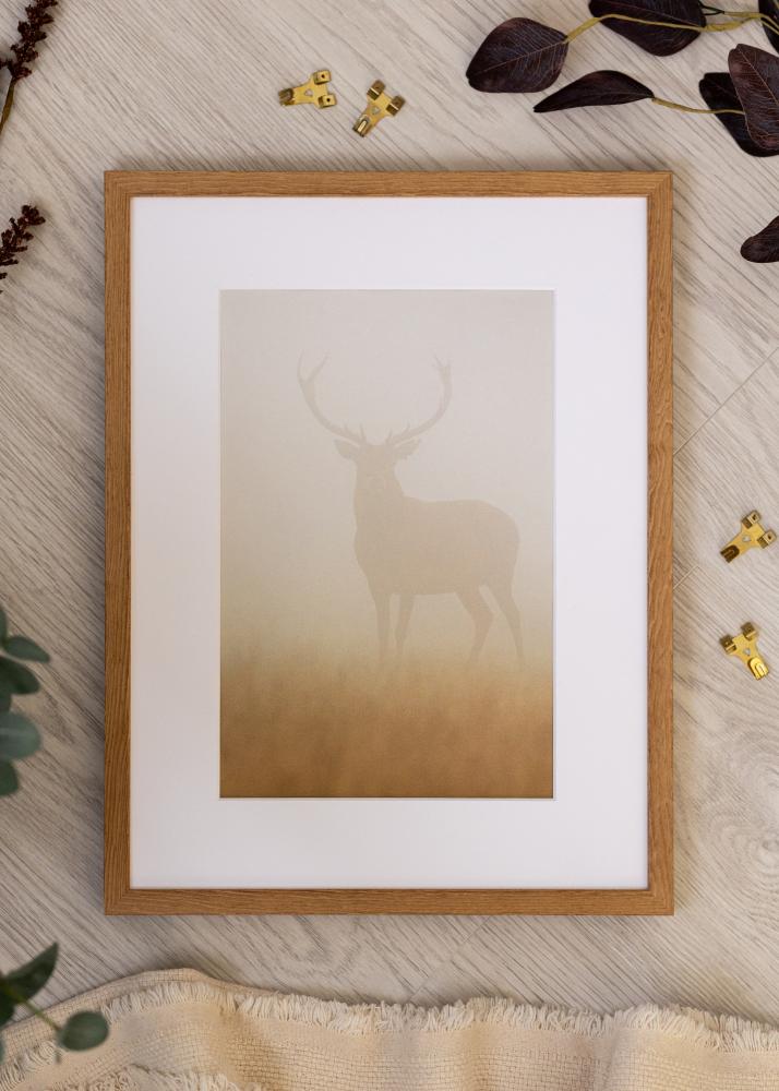 Cadre Tulipa Verre acrylique Chêne massif 42x59,4 cm (A2)