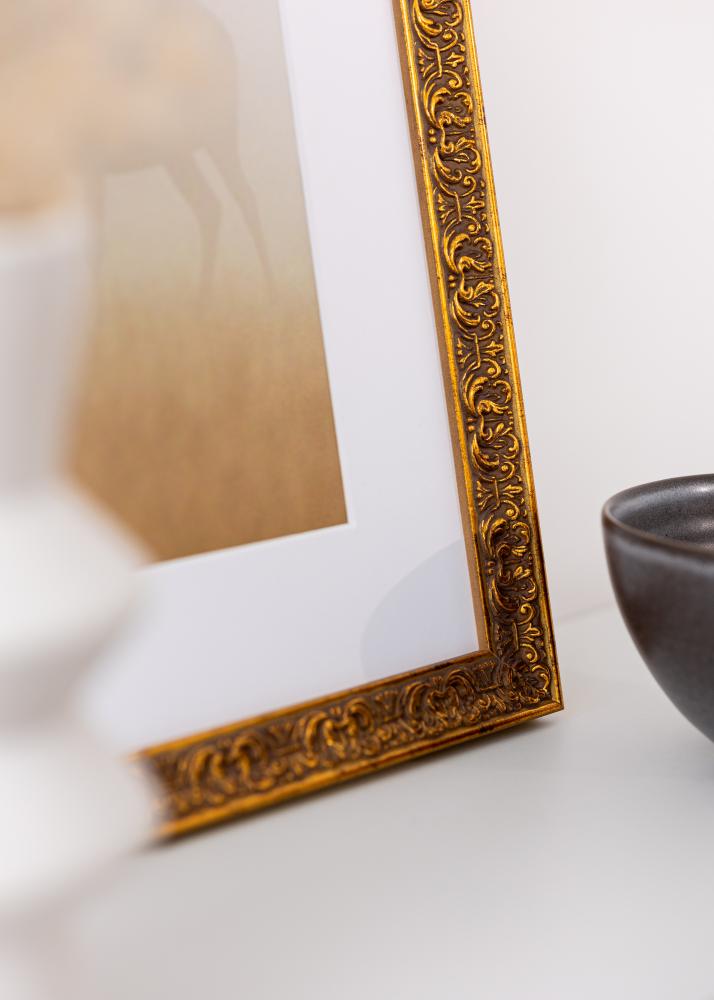 Cadre Amber Verre acrylique Or 30x40 cm