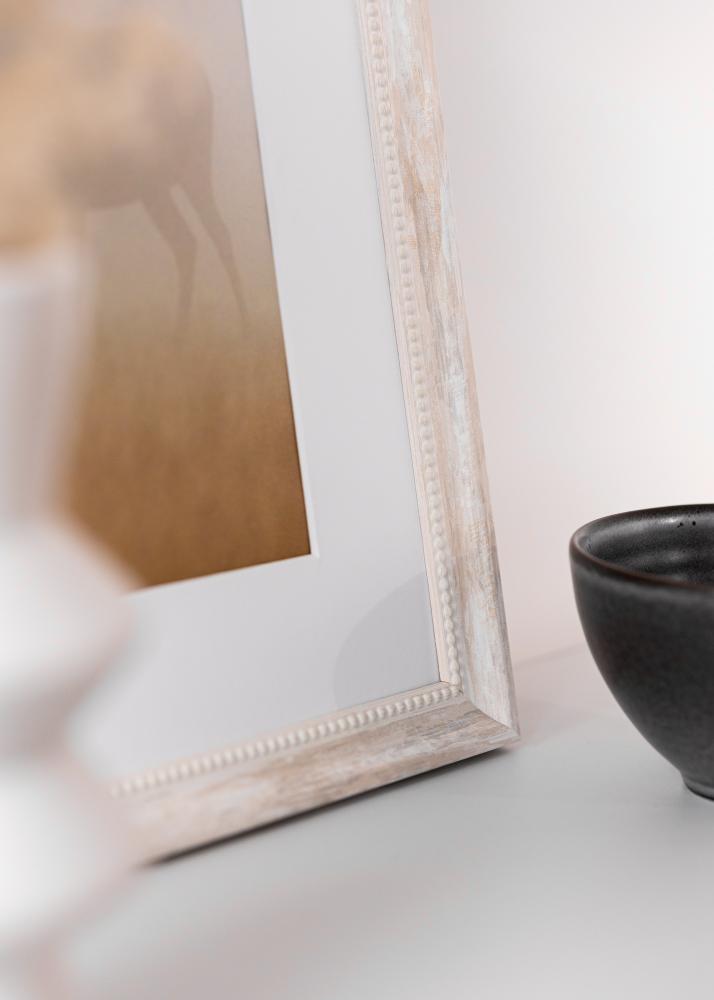 Cadre Soledad Verre acrylique Blanc 70x100 cm