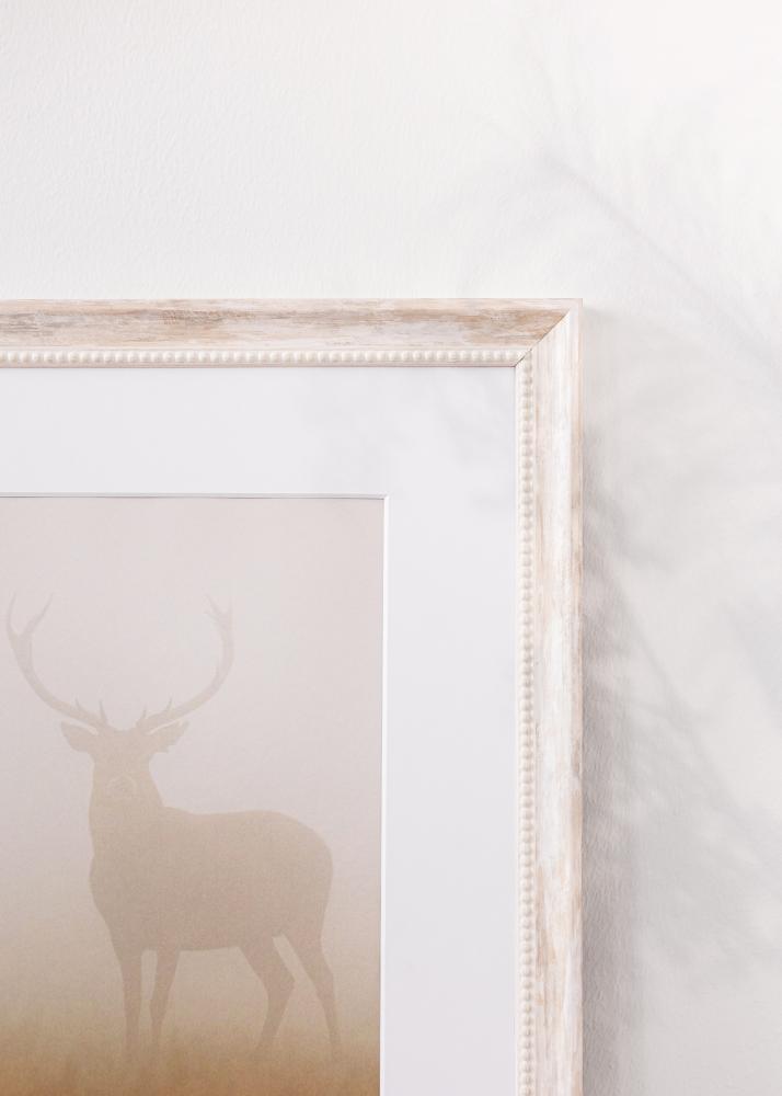 Cadre Soledad Verre acrylique Blanc 70x100 cm