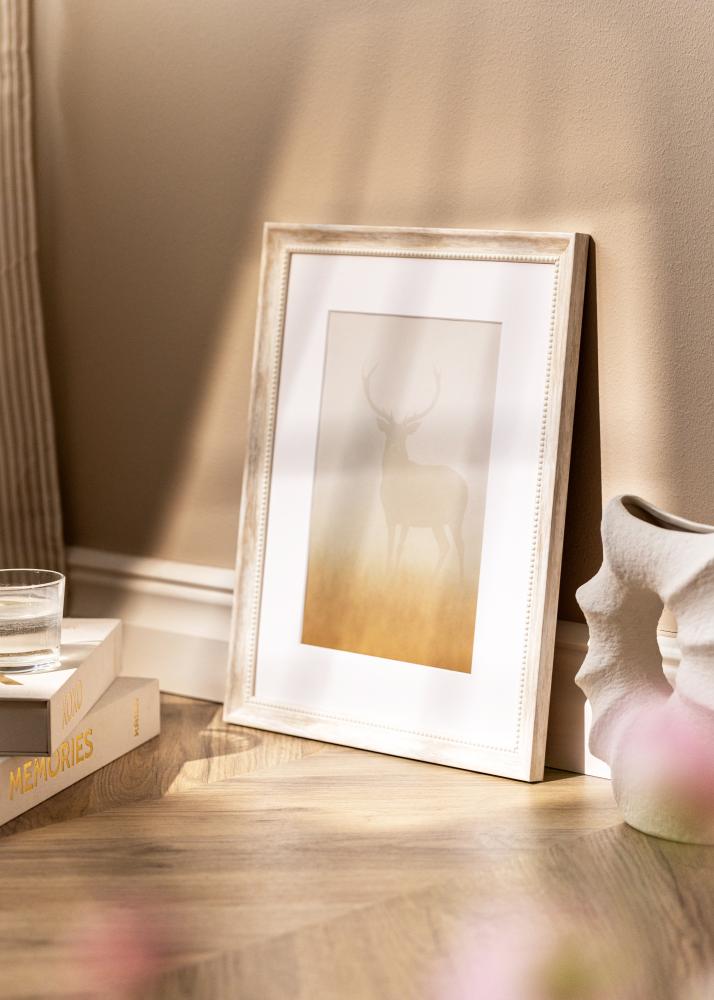 Cadre Soledad Verre acrylique Blanc 70x100 cm