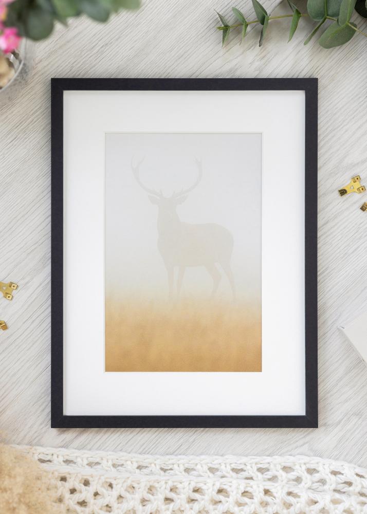 Cadre Trendy Verre acrylique Noir 30x80 cm