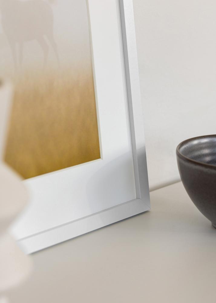 Cadre Trendy Verre Acrylique Blanc 35x50 cm