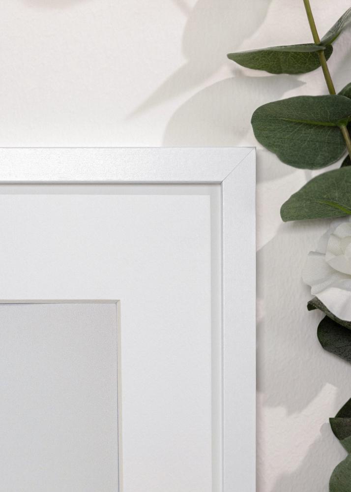 Cadre Trendy Verre Acrylique Blanc 35x50 cm