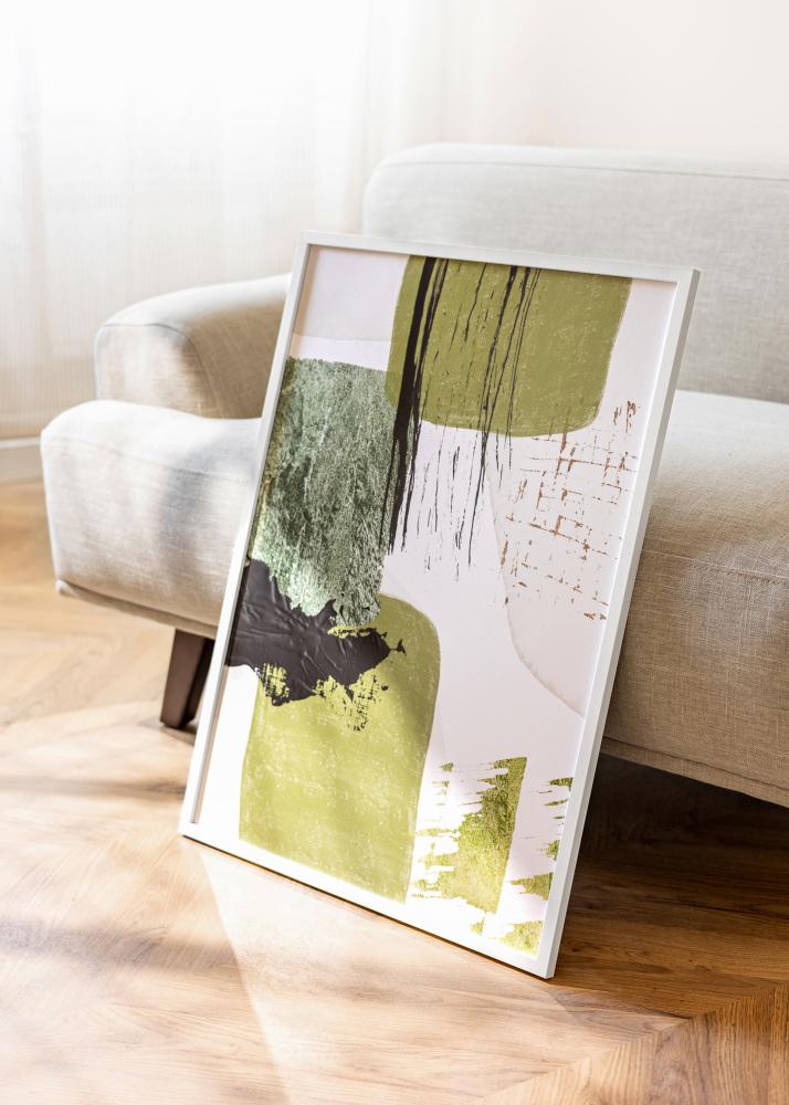 Cadre Trendy Verre Acrylique Blanc 35x50 cm