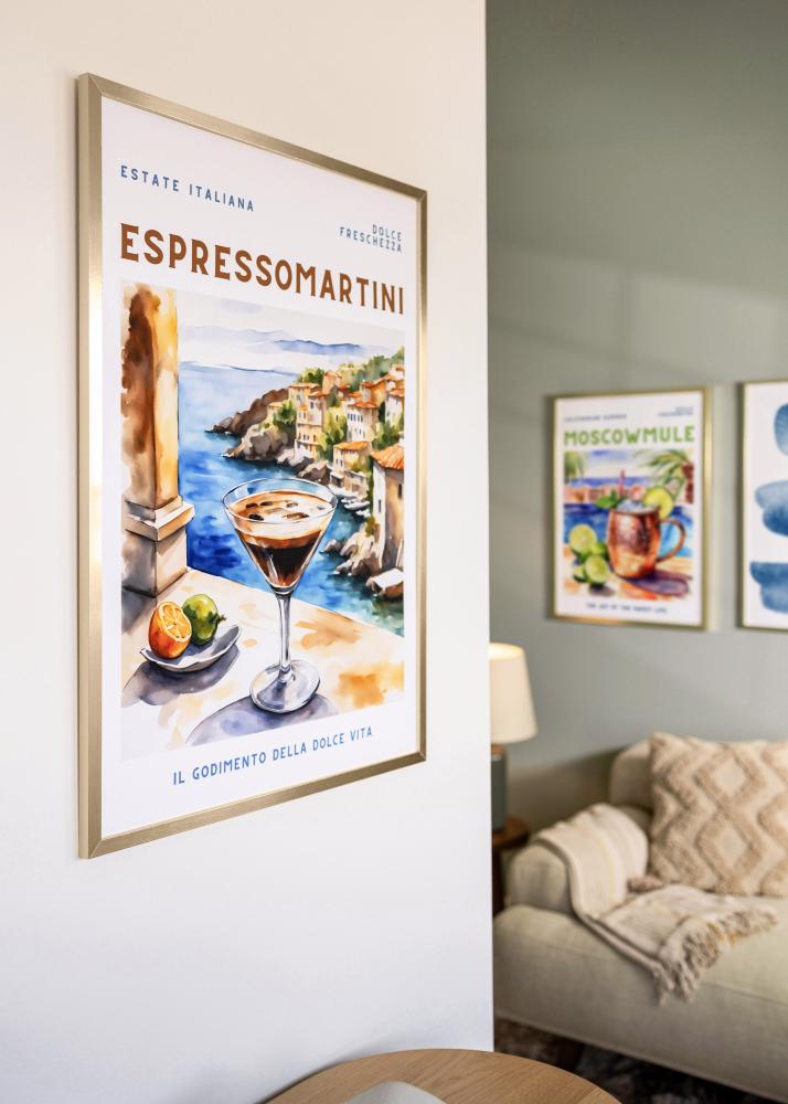 Cadre Trendy Verre Acrylique Or 30x45 cm