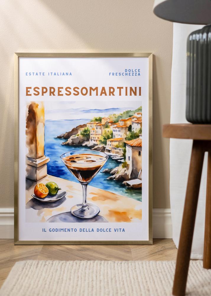 Cadre Trendy Verre Acrylique Or 30x45 cm