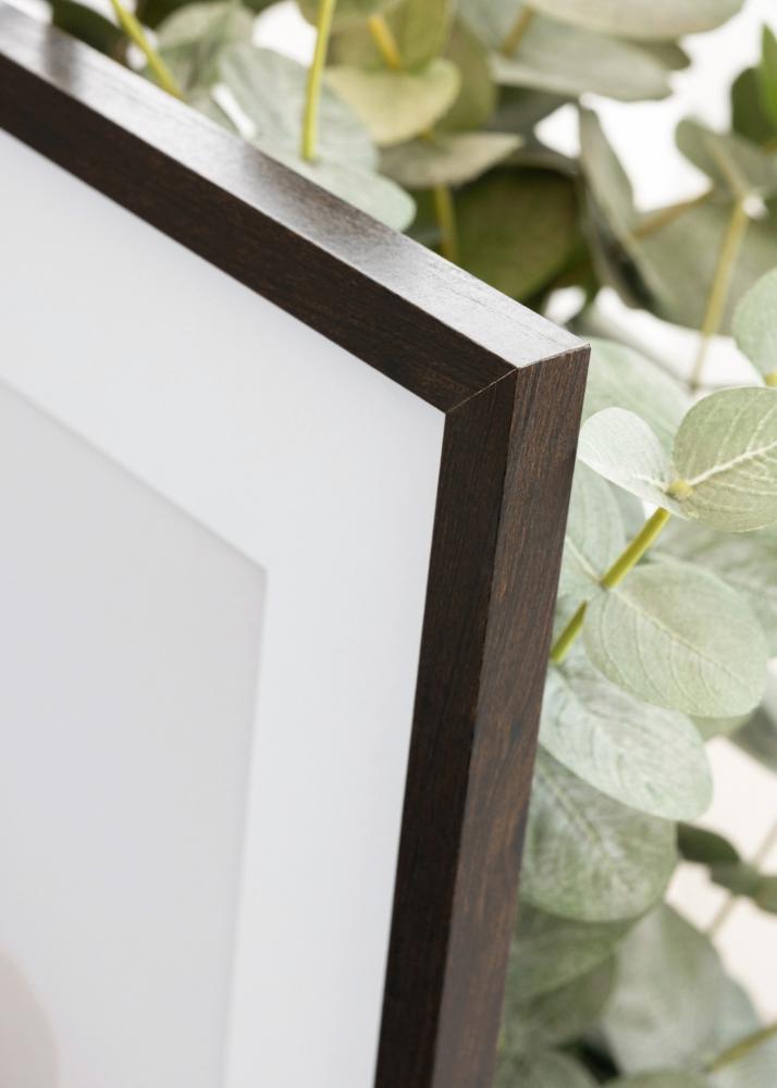 Cadre Trendy Verre Acrylique Noyer 30x30 cm