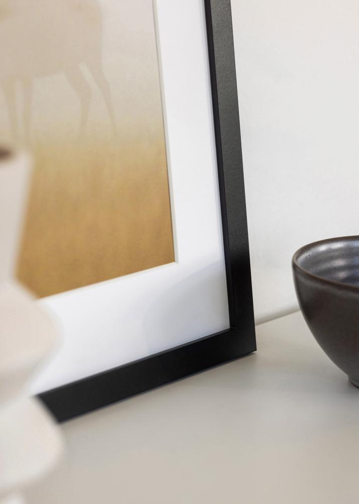 Cadre BGA Classic Verre Acrylique Noir 40x40 cm