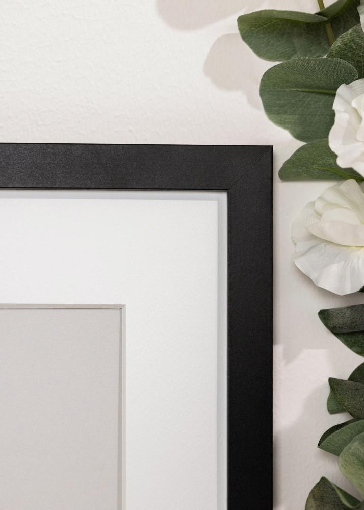 Cadre BGA Classic Verre Acrylique Noir 40x40 cm