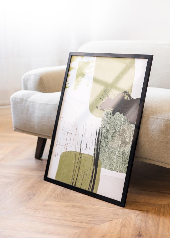 Cadre BGA Classic Verre Acrylique Noir 40x40 cm