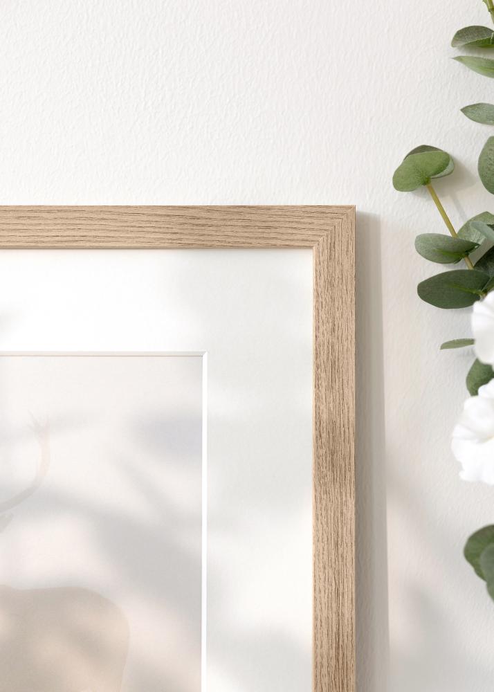 Cadre BGA Classic Verre Acrylique Chêne 35x50 cm