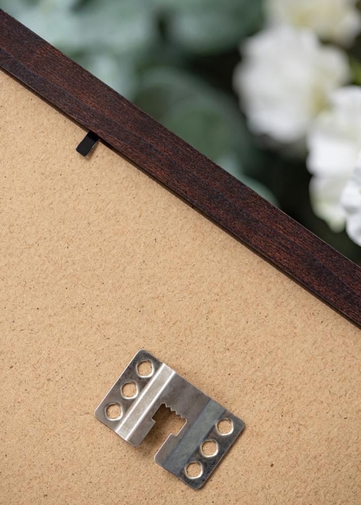 Cadre BGA Classic Verre Acrylique Noyer 50x50 cm