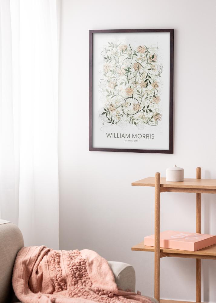 Cadre BGA Classic Verre Acrylique Noyer 50x50 cm