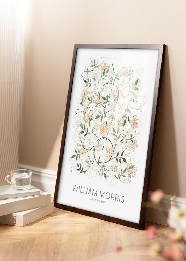 Cadre BGA Classic Verre Acrylique Noyer 50x50 cm