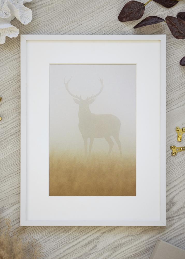 Cadre Photo Blanc Fin 40 x 50 cm