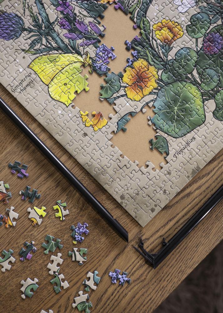 Cadre de puzzle Noir 48x65,2 cm