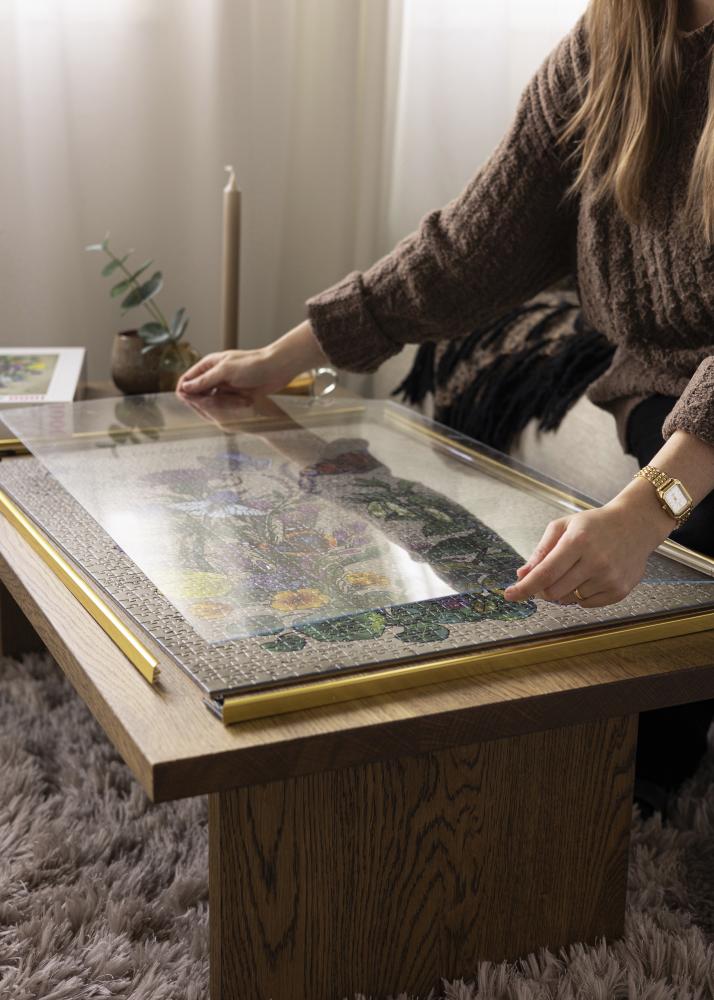 Cadre de puzzle Or 50x70 cm