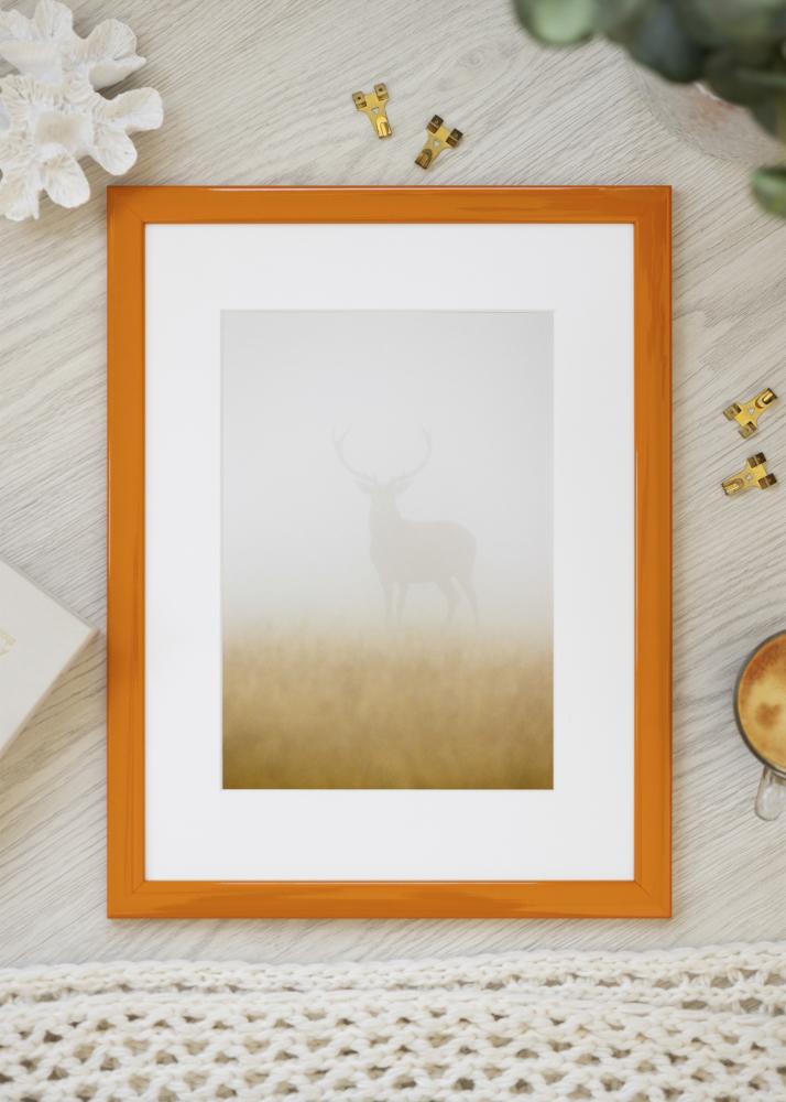 Cadre Dorset Verre Acrylique Orange 30x45 cm