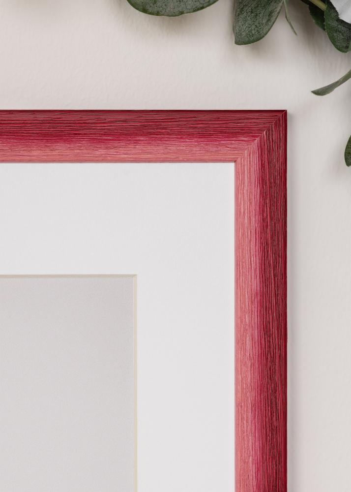 Cadre Cornwall Verre Acrylique Rouge Foncé 40x50 cm