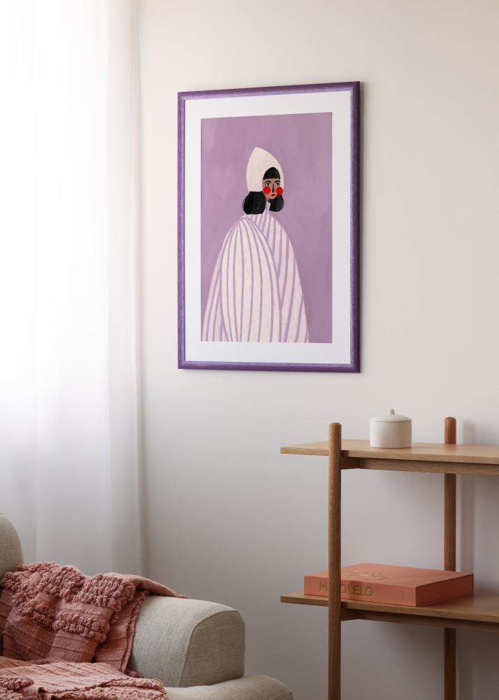 Cadre Cornwall Verre Acrylique Violet 40x50 cm