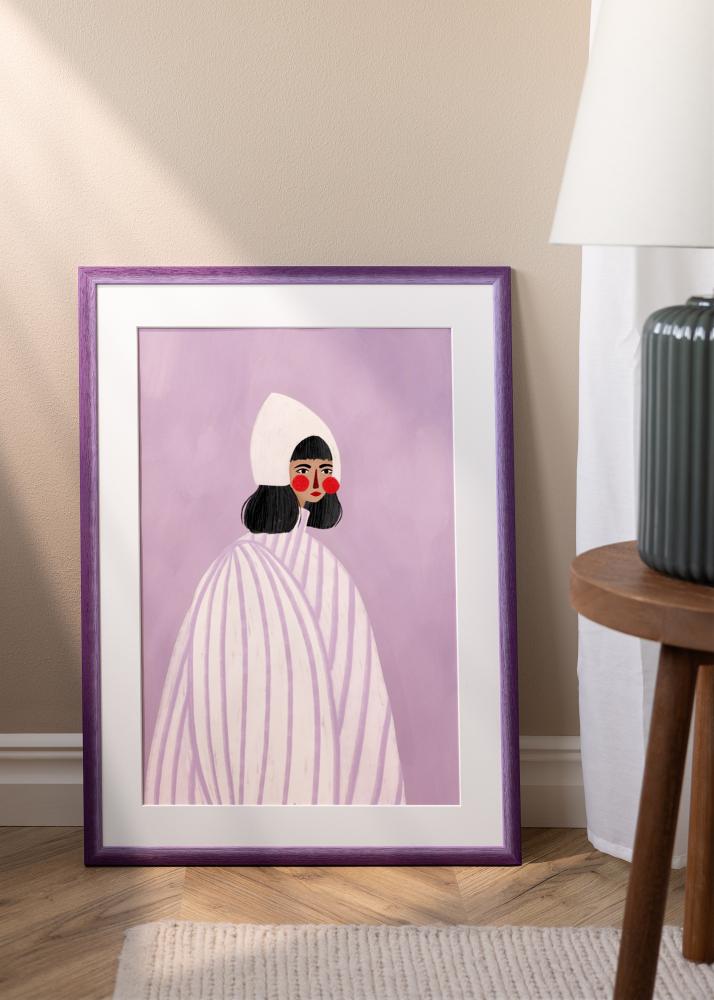 Cadre Cornwall Verre Acrylique Violet 40x50 cm