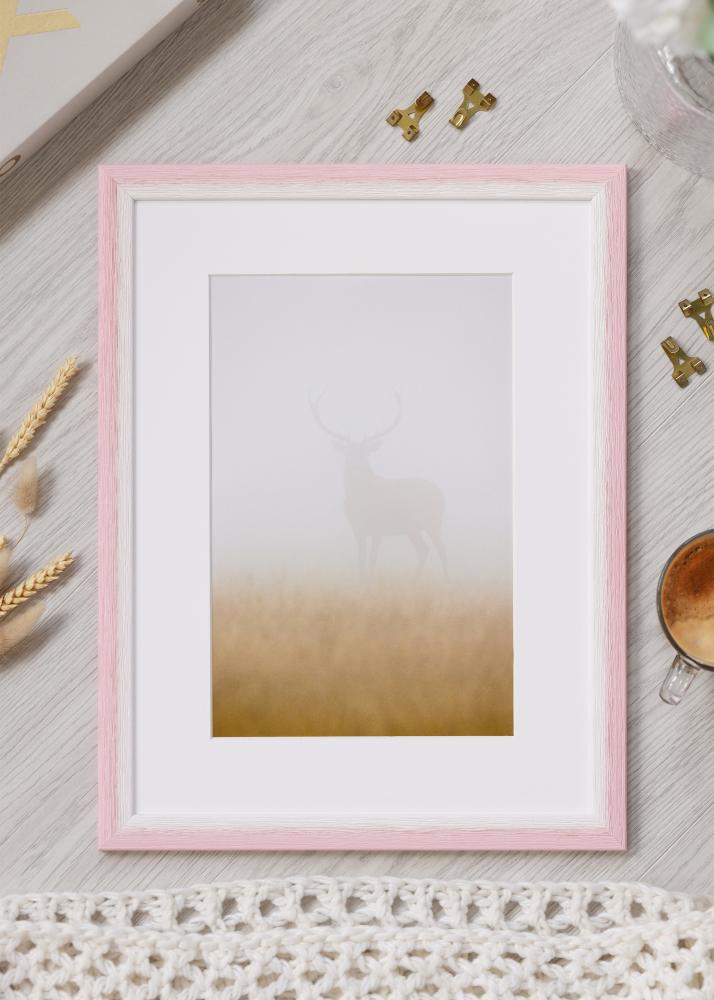 Cadre Cornwall Verre Acrylique Rose 40x50 cm