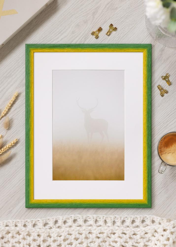 Cadre Cornwall Verre Acrylique Vert 30x30 cm