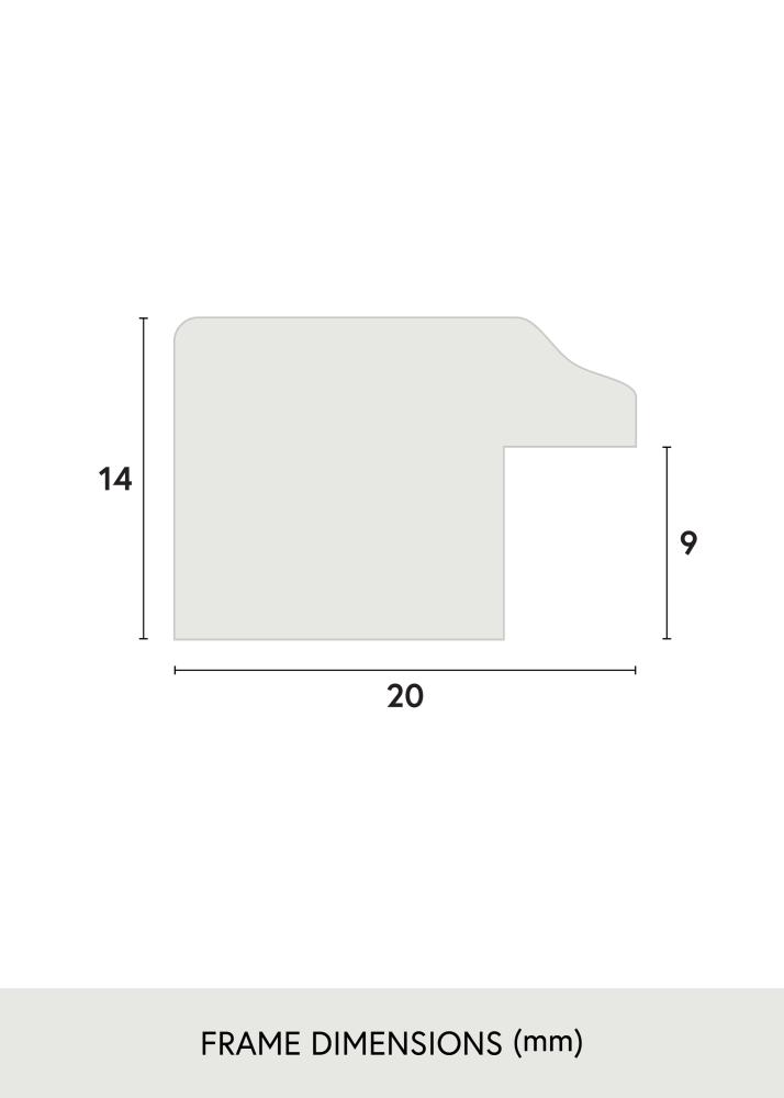 Cadre Whitby Verre Acrylique Violet 40x40 cm