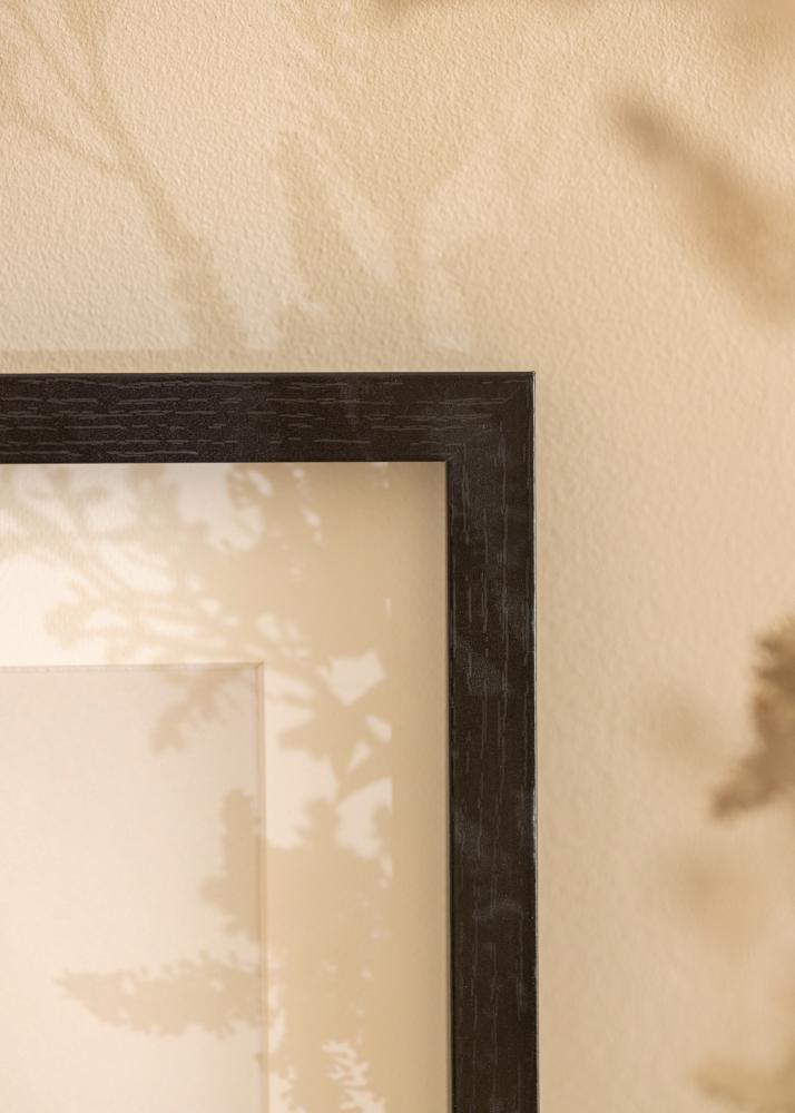 BGA Cadre boîte Noir 30x45 cm - Passe-partout Blanc 8x14 inches