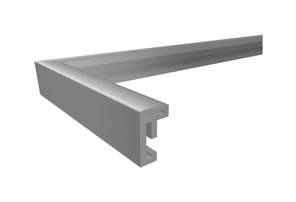 Cadre New Lifestyle Acier 10x18 cm - Passe-partout Blanc 8x10 cm