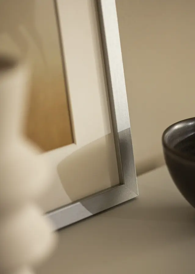 Cadre Selection Verre Acrylique Argent 50x50 cm