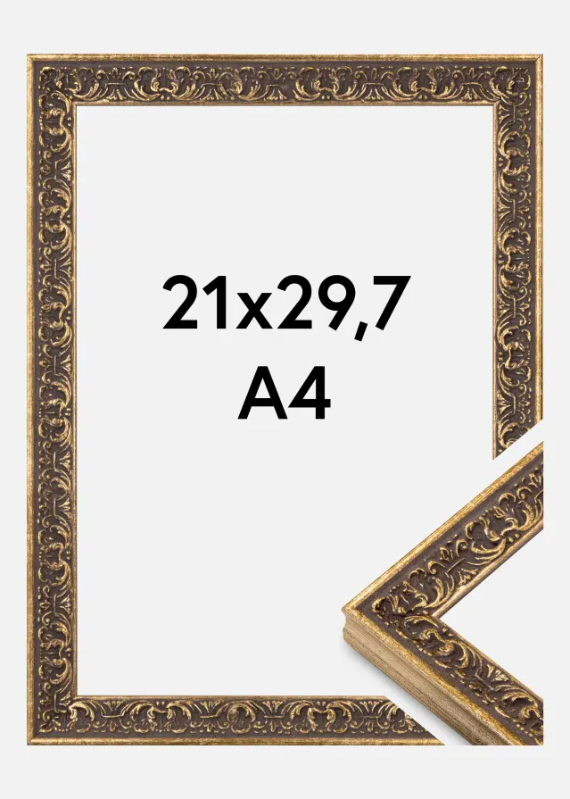 Cadre Amber Verre acrylique Argent 21x29,7 cm (A4)