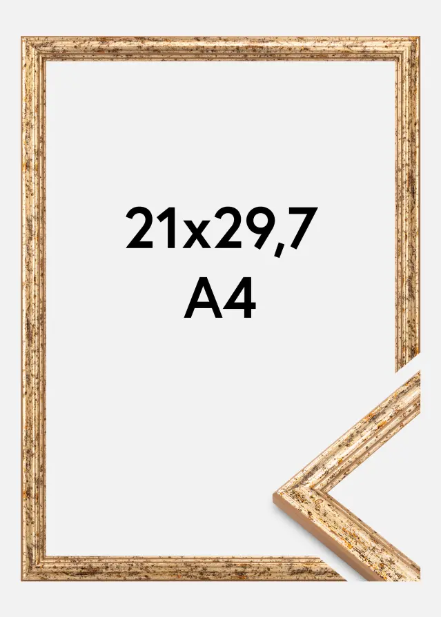 Cadre Claudia Verre Acrylique Argent 21x29,7 cm (A4)