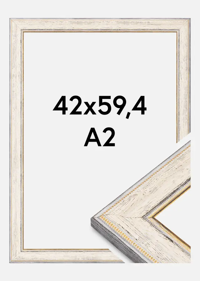 Cadre Fabriano Acrylique Verre Blanc 42x59,4 cm (A2)