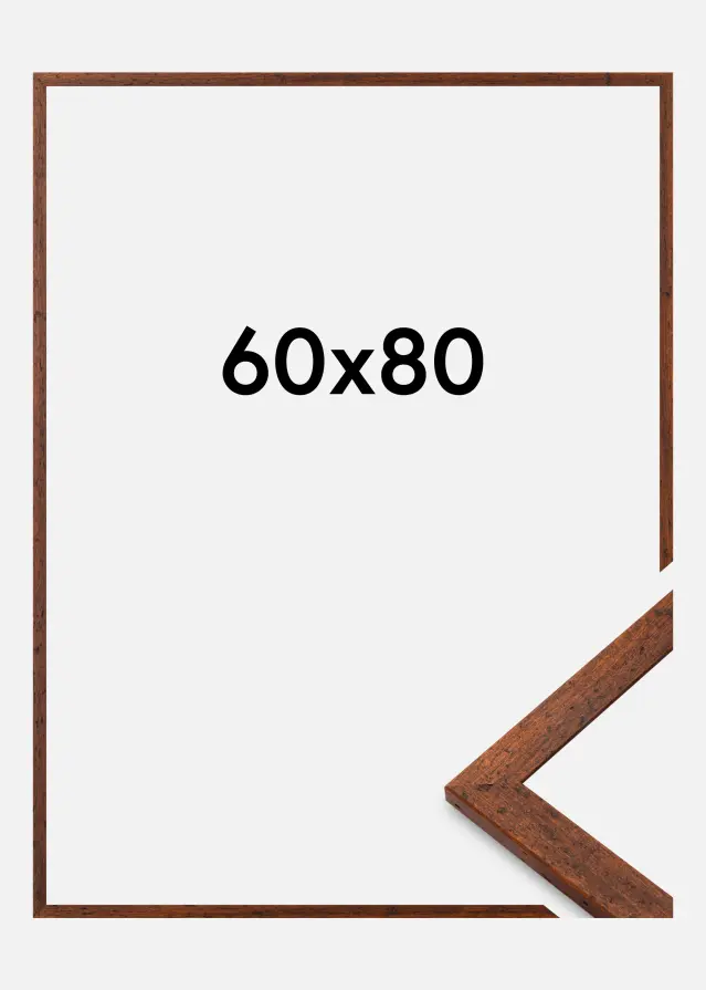 Cadre Humphrey Verre acrylique Brun 60x80 cm