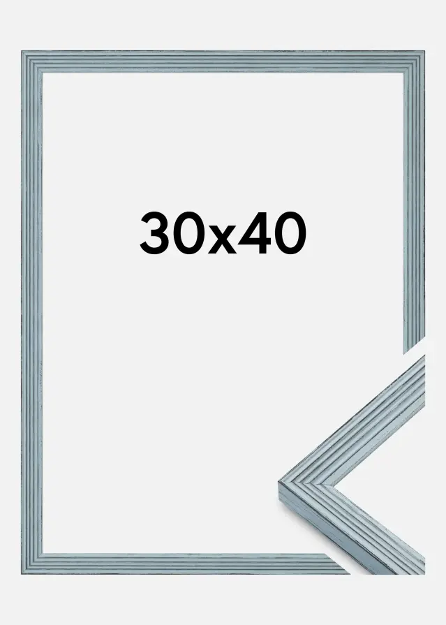 Cadre Tosca Verre acrylique Bleu 30x40 cm