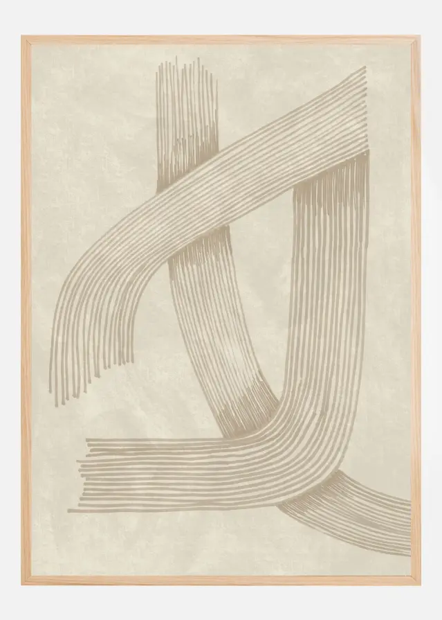 Abstract Sophisticated Line 01 Poster