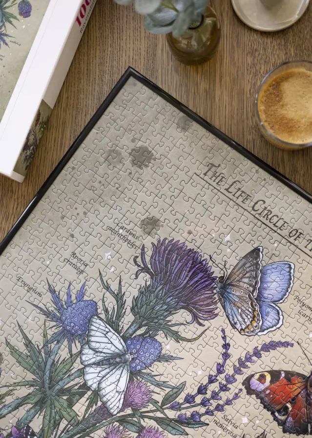 Cadre de puzzle Noir 48x68,5 cm