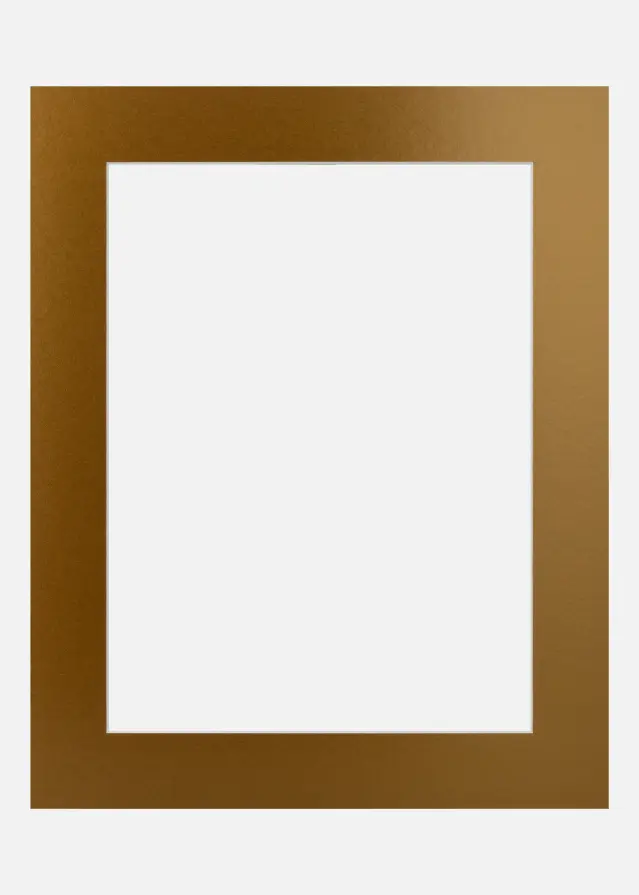 Passe-partout Gold Rush Metal (noyau blanc) 20x20 cm (14x14)