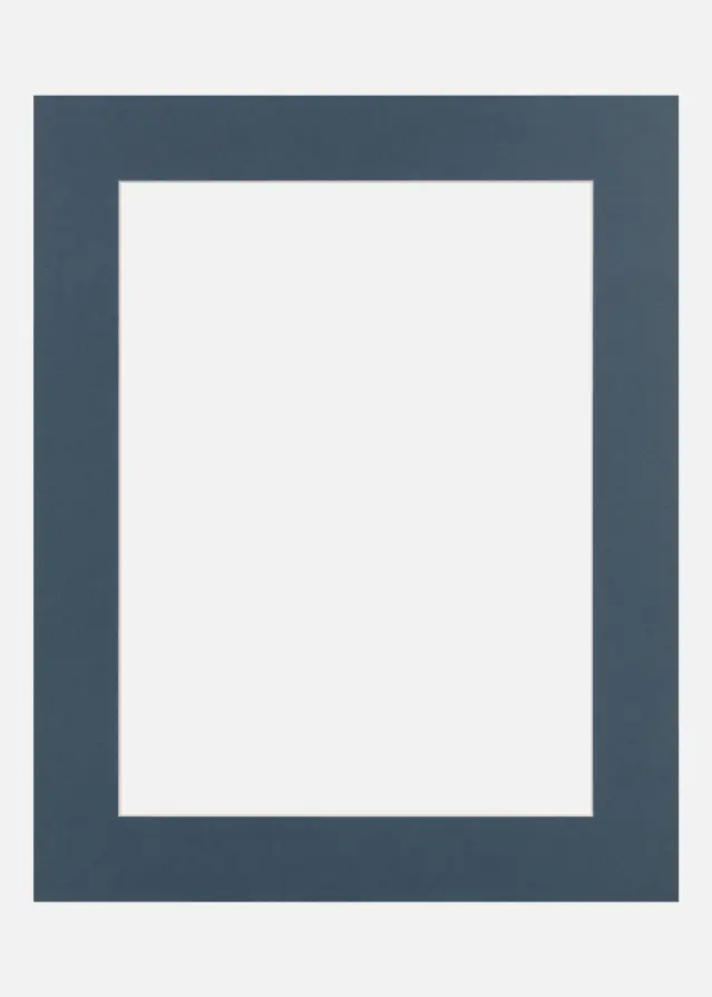 Passe-partout Blue Monday (noyau blanc) 15x20 cm (9x14)