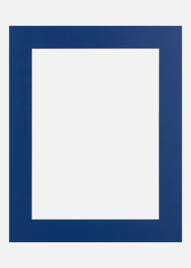 Passe-partout Flag Blue (noyau blanc) 50x50 cm (39x39)