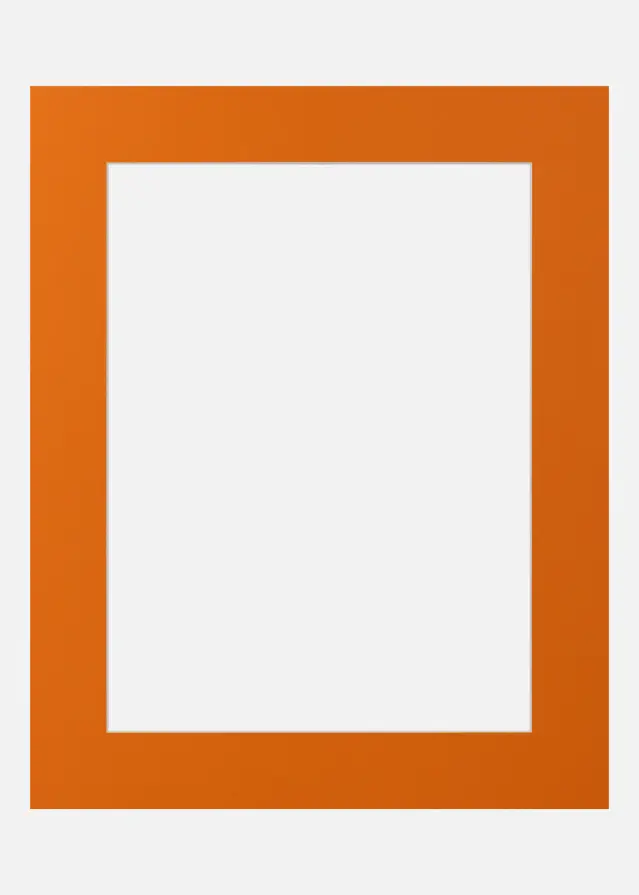 Passe-partout Blaze Orange (noyau blanc) 30x40 cm (19x29)