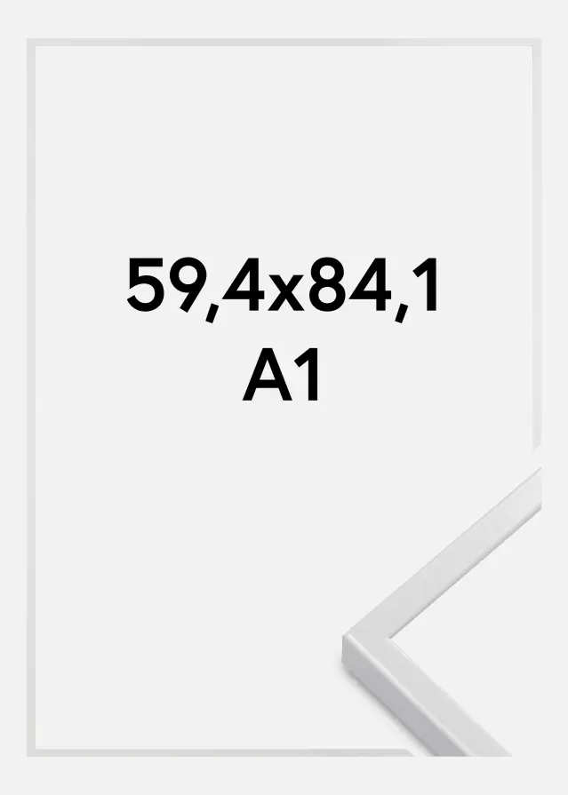 Cadre Chair Blanc 59,4x84,1 cm (A1)