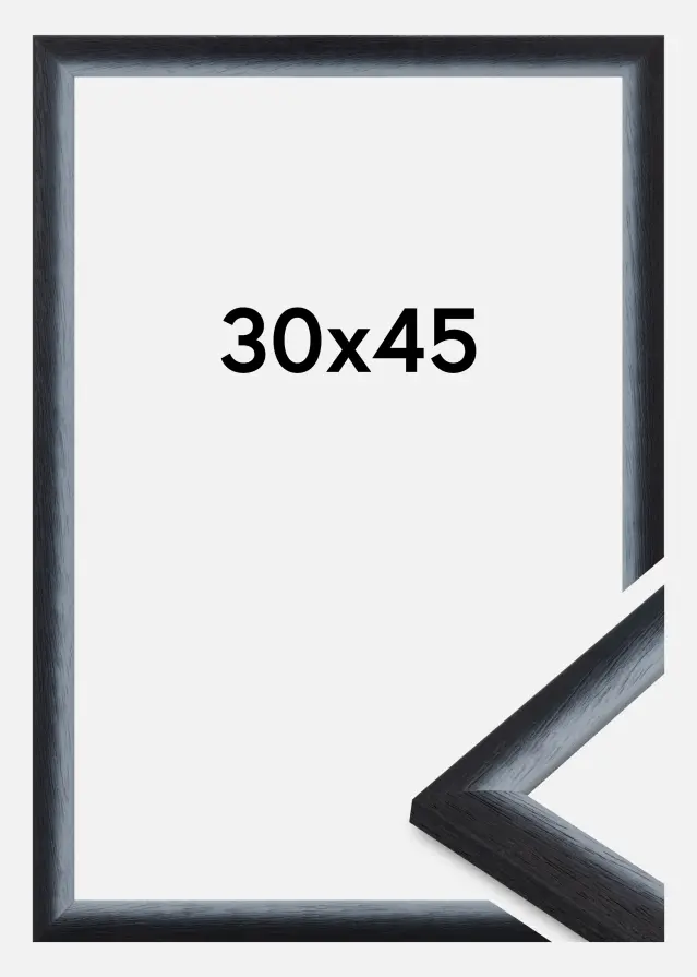Cadre Cornwall Verre Acrylique Noir 30x45 cm