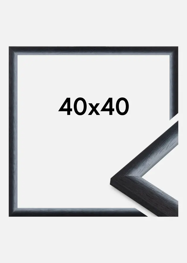 Cadre Cornwall Verre Acrylique Noir 40x40 cm
