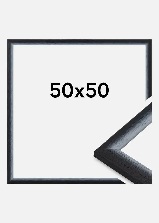 Cadre Cornwall Verre Acrylique Noir 50x50 cm