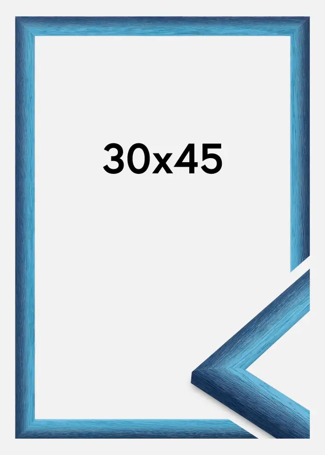 Cadre Cornwall Verre Acrylique Bleu Foncé 30x45 cm