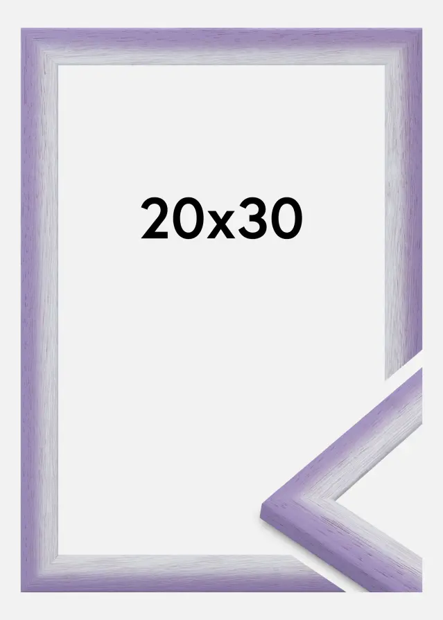 Cadre Cornwall Verre Acrylique Lilas Clair 20x30 cm